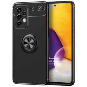 Microsonic Samsung Galaxy A73 5G Kickstand Ring Holder Cep Telefonu Kılıfı