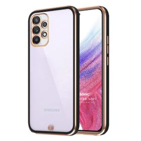 Microsonic Samsung Galaxy A73 5G Laser Plated Soft Siyah Kılıf