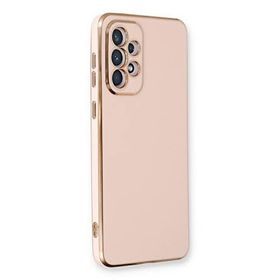 Microsonic Samsung Galaxy A73 5G Olive Plated Pembe Kılıf
