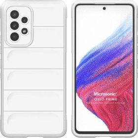 Microsonic Samsung Galaxy A73 5G Oslo Prime Beyaz Cep Telefonu Kılıf