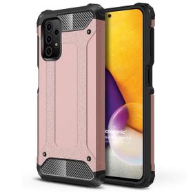 Microsonic Samsung Galaxy A73 5G Rugged Armor Rose Gold Cep Telefonu Kılıf
