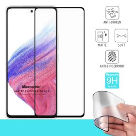 Microsonic Samsung Galaxy A73 5G Seramik Matte Flexible Siyah Ekran Koruyucu