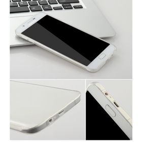 Microsonic Samsung Galaxy A8 Transparent Soft Beyaz Kılıf