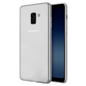 Microsonic Samsung Galaxy A8 Transparent Soft Beyaz Kılıf