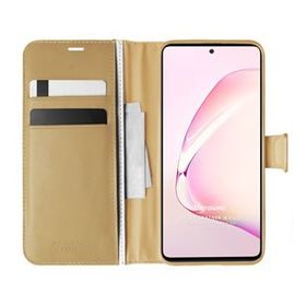 Microsonic Samsung Galaxy A81 Delux Leather Wallet Gold Cep Telefonu Kılıf