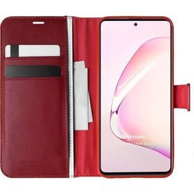 Microsonic Samsung Galaxy A81 Delux Leather Wallet Kırmızı Kılıf