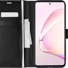 Microsonic Samsung Galaxy A81 Delux Leather Wallet Siyah Kılıf