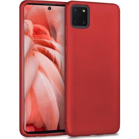 Microsonic Samsung Galaxy A81 Note 10 Lite Matte Silicone Kırmızı Kılıf