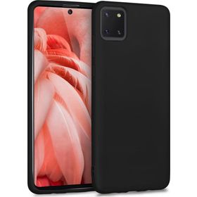 Microsonic Samsung Galaxy A81 Note 10 Lite Matte Silicone Siyah Kılıf
