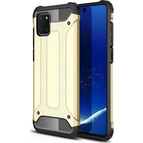 Microsonic Samsung Galaxy A81 Note 10 Lite Rugged Armor Gold Cep Telefonu Kılıf