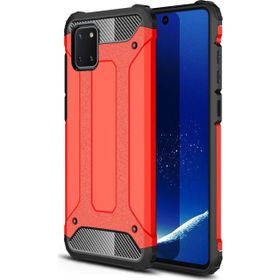 Microsonic Samsung Galaxy A81 Note 10 Lite Rugged Armor Kırmızı Kılıf