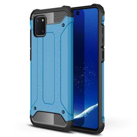 Microsonic Samsung Galaxy A81 Note 10 Lite Rugged Armor Mavi Cep Telefonu Kılıf