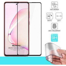 Microsonic Samsung Galaxy A81 Seramik Matte Flexible Siyah Ekran Koruyucu
