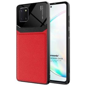 Microsonic Samsung Galaxy A81 Uniq Leather Kırmızı Kılıf