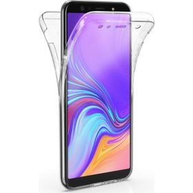 Microsonic Samsung Galaxy A9 2018 6 Tarafı Tam Full Koruma 360 Clear Soft Şeffaf Kılıf