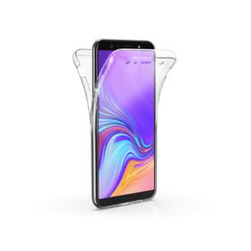 Microsonic Samsung Galaxy A9 2018 6 Tarafı Tam Full Koruma 360 Clear Soft Şeffaf Kılıf