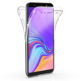 Microsonic Samsung Galaxy A9 2018 6 Tarafı Tam Full Koruma 360 Clear Soft Şeffaf Kılıf