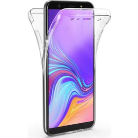 Microsonic Samsung Galaxy A9 2018 6 Tarafı Tam Full Koruma 360 Clear Soft Şeffaf Kılıf