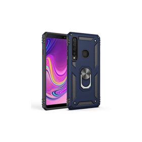 Microsonic Samsung Galaxy A9 2018 Military Ring Holder Lacivert Kılıf