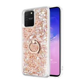 Microsonic Samsung Galaxy A91 Glitter Liquid Holder Kılıf