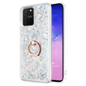 Microsonic Samsung Galaxy A91 Glitter Liquid Holder Kılıf