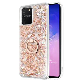 Microsonic Samsung Galaxy A91 Glitter Liquid Holder Kılıf