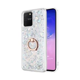 Microsonic Samsung Galaxy A91 Glitter Liquid Holder Kılıf