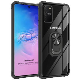 Microsonic Samsung Galaxy A91 Grande Clear Ring Holder Kılıf