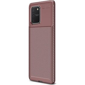 Microsonic Samsung Galaxy A91 Legion Series Kahverengi Kılıf