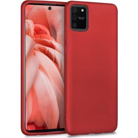 Microsonic Samsung Galaxy A91 S10 Lite Matte Silicone Kırmızı Kılıf