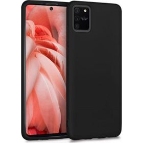 Microsonic Samsung Galaxy A91 S10 Lite Matte Silicone Siyah Kılıf