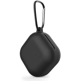 Microsonic Samsung Galaxy Buds FE Askılı Mat Silikon Siyah Kılıf