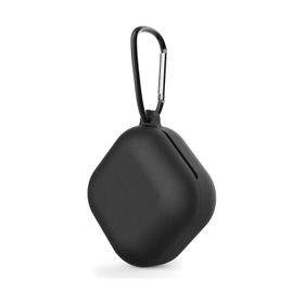 Microsonic Samsung Galaxy Buds FE Askılı Mat Silikon Siyah Kılıf