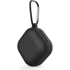 Microsonic Samsung Galaxy Buds FE Askılı Mat Silikon Siyah Kılıf