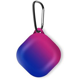 Microsonic Samsung Galaxy Buds FE Degrade Rubber Pembe Mavi Kılıf