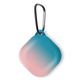 Microsonic Samsung Galaxy Buds FE Degrade Rubber Pembe Mavi Kılıf