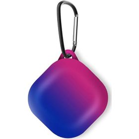 Microsonic Samsung Galaxy Buds FE Degrade Rubber Pembe Mavi Kılıf