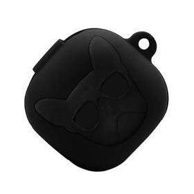 Microsonic Samsung Galaxy Buds Live French Bulldog Siyah Kılıf