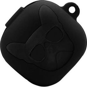 Microsonic Samsung Galaxy Buds Live French Bulldog Siyah Kılıf