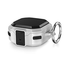 Microsonic Samsung Galaxy Buds Pro Darbeye Dayanıklı Sert Koruyucu Askılık Beyaz Kılıf