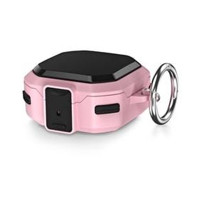 Microsonic Samsung Galaxy Buds Pro Darbeye Dayanıklı Sert Koruyucu Askılık Pembe Kılıf