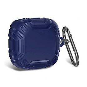 Microsonic Samsung Galaxy Buds Pro Military Darbe Emici Askılık Lacivert Kılıf