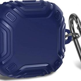 Microsonic Samsung Galaxy Buds Pro Military Darbe Emici Askılık Lacivert Kılıf