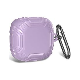 Microsonic Samsung Galaxy Buds Pro Military Darbe Emici Askılık Lila Kılıf
