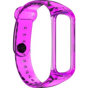 Microsonic Samsung Galaxy Fit 2 R220 Transparent Clear Band Pembe Kordon