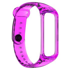 Microsonic Samsung Galaxy Fit 2 R220 Transparent Clear Band Pembe Kordon