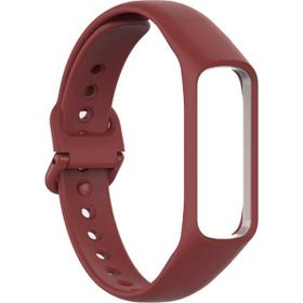 Microsonic Samsung Galaxy Fit 2 Silikon Bordo Kordon