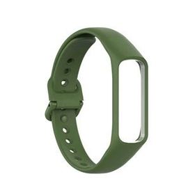 Microsonic Samsung Galaxy Fit 2 Silikon Koyu Yeşil Kordon