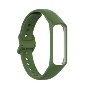 Microsonic Samsung Galaxy Fit 2 Silikon Koyu Yeşil Kordon