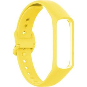 Microsonic Samsung Galaxy Fit 2 Silikon Sarı Kordon